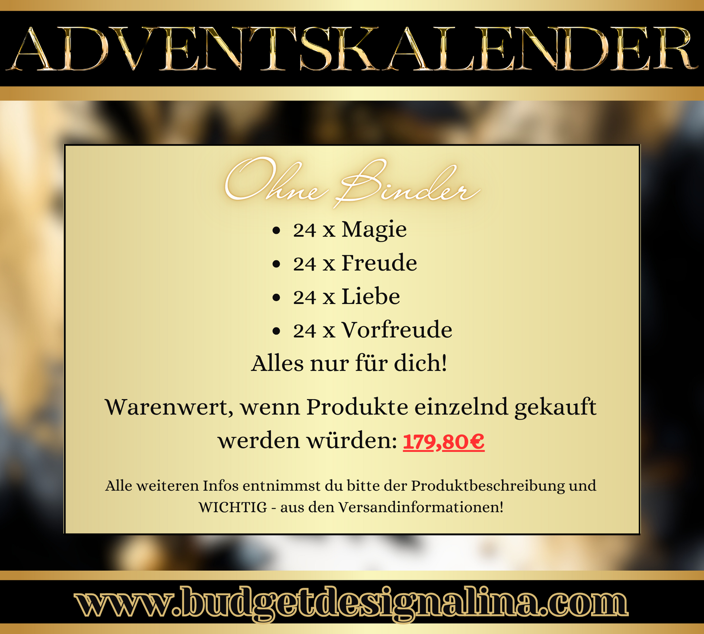 Adventskalender 2025 OHNE Binder
