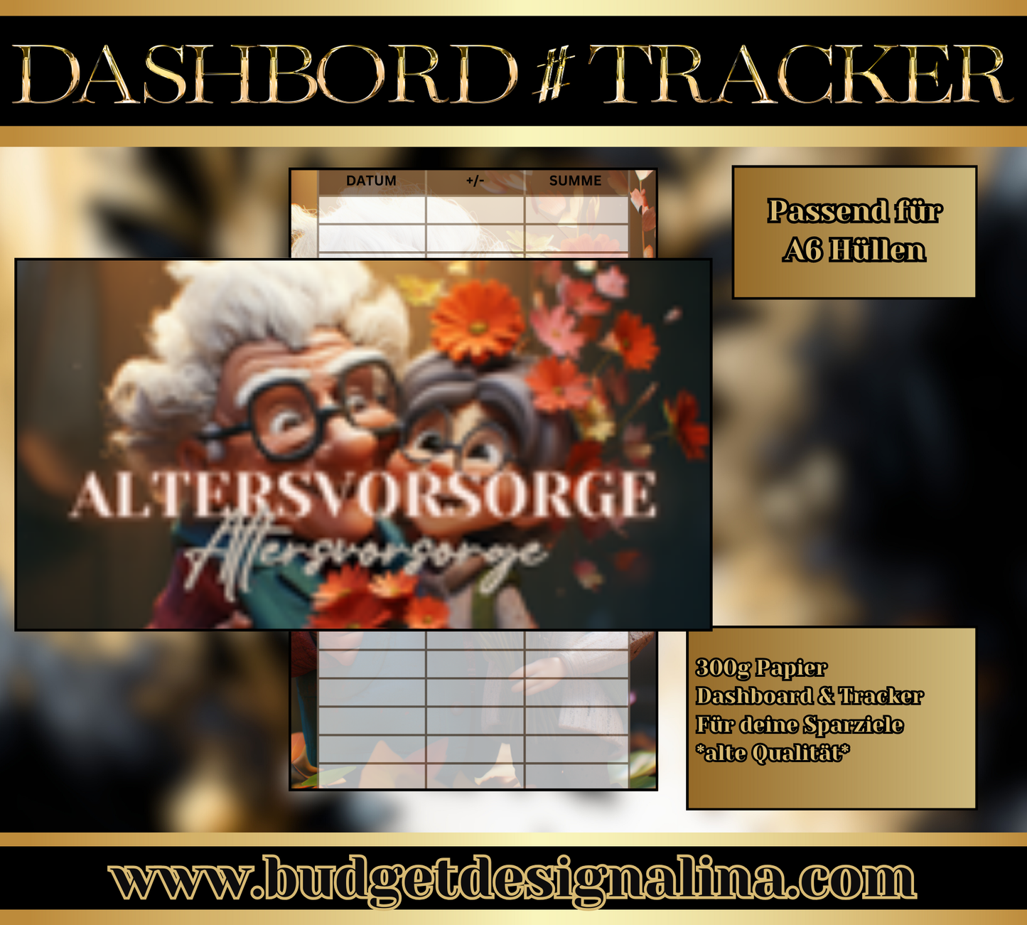 ABVERKAUF Dashboards & Tracker im Set für deine Sparziele