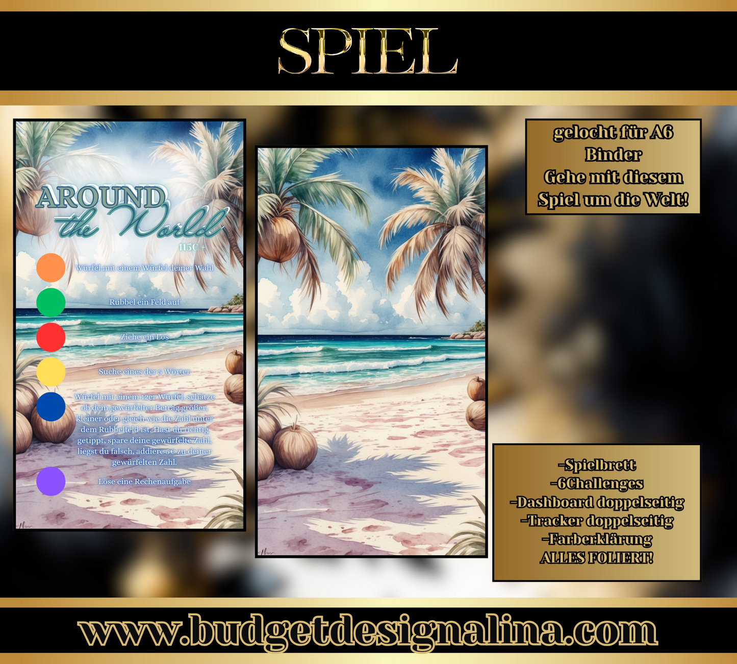 Around the World Sparspiel (komplett foliert)