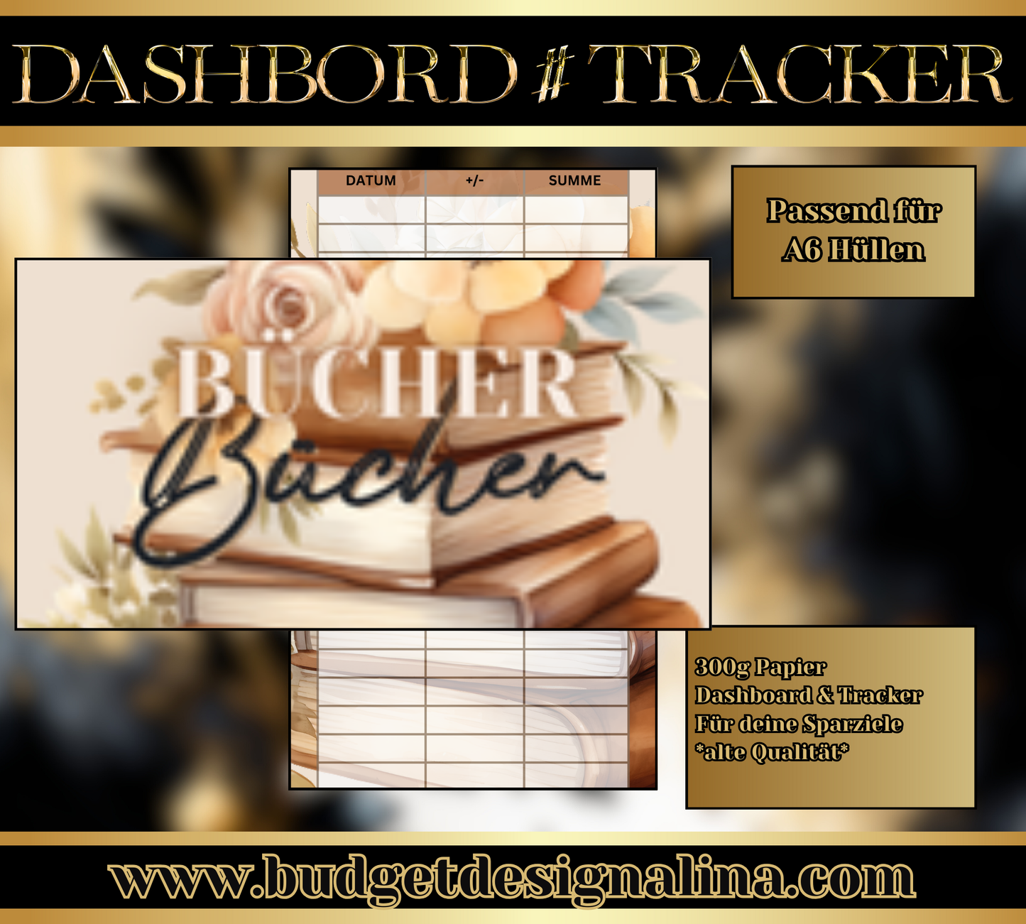 ABVERKAUF Dashboards & Tracker im Set für deine Sparziele