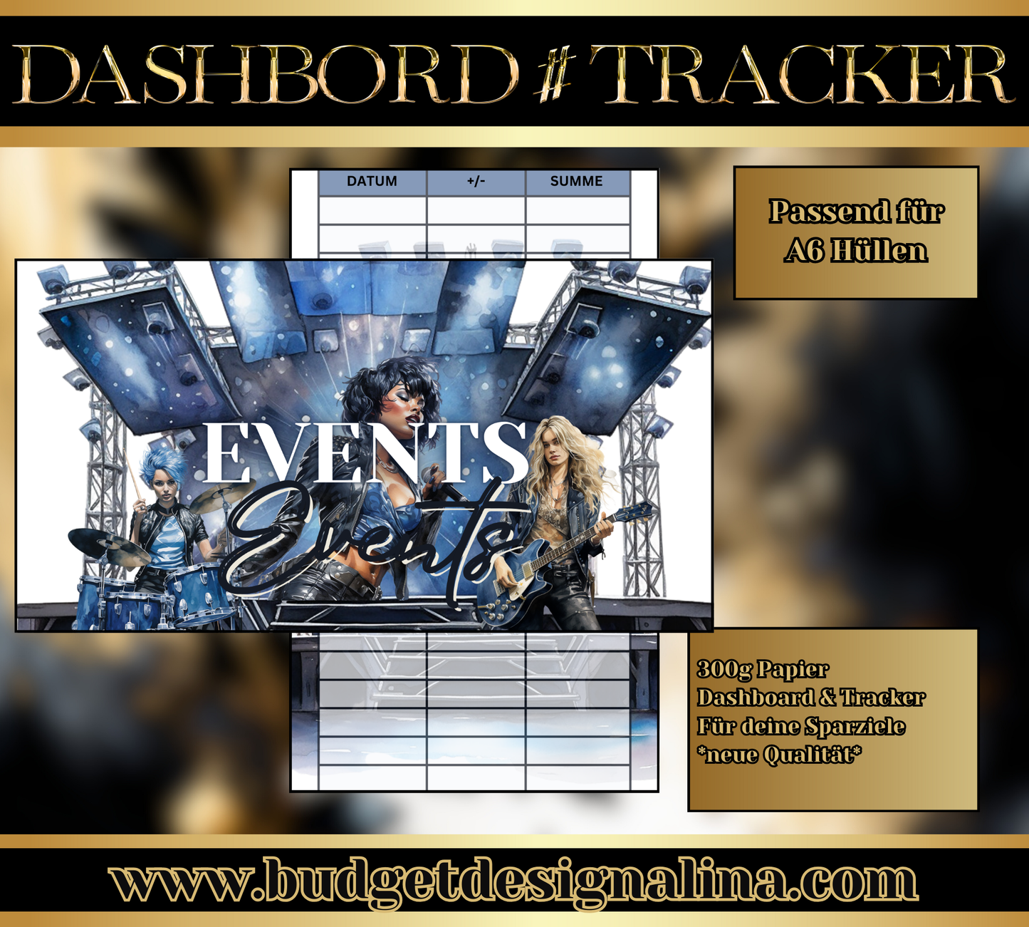 ABVERKAUF Dashboards & Tracker im Set für deine Sparziele