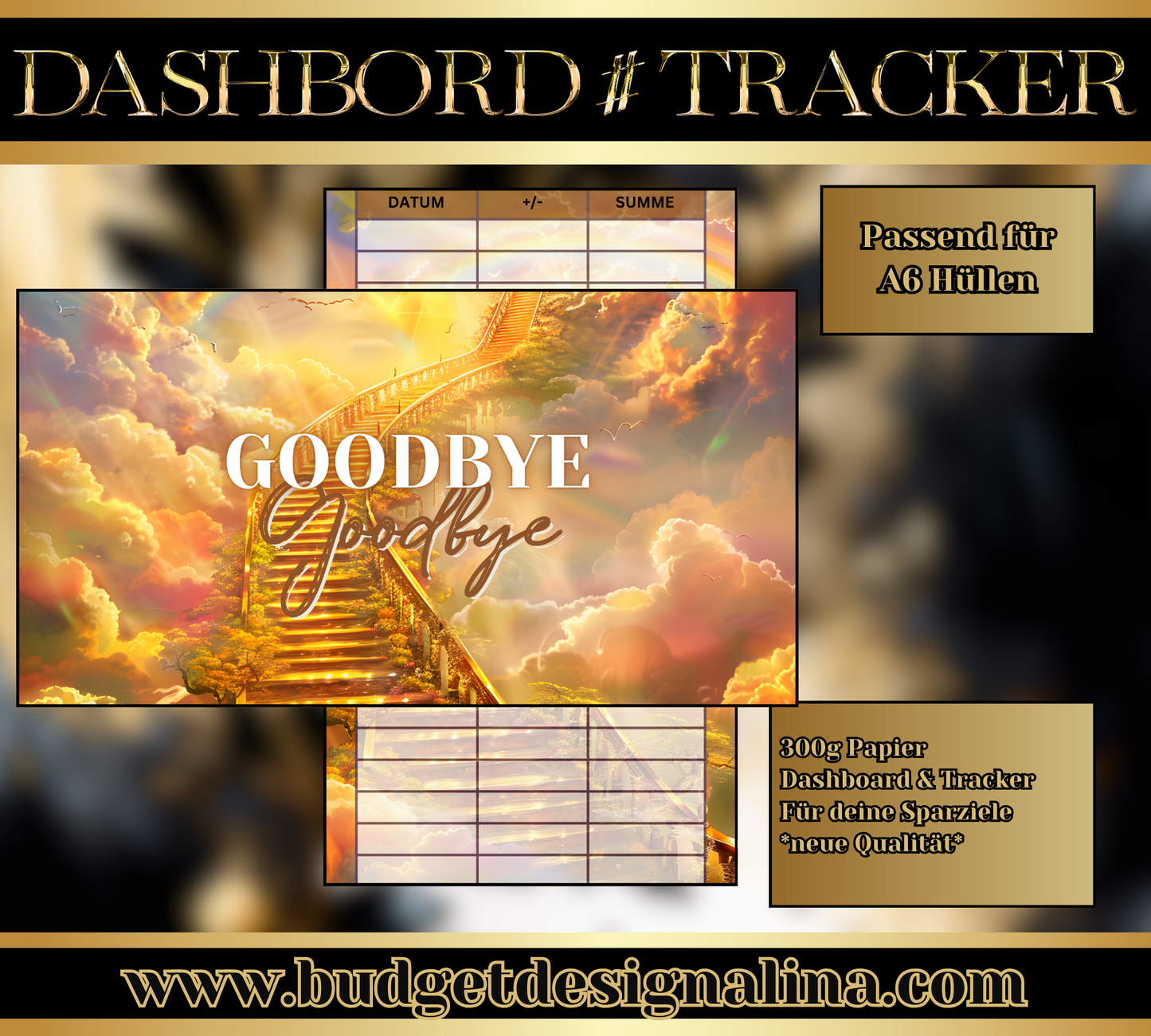 ABVERKAUF Dashboards & Tracker im Set für deine Sparziele