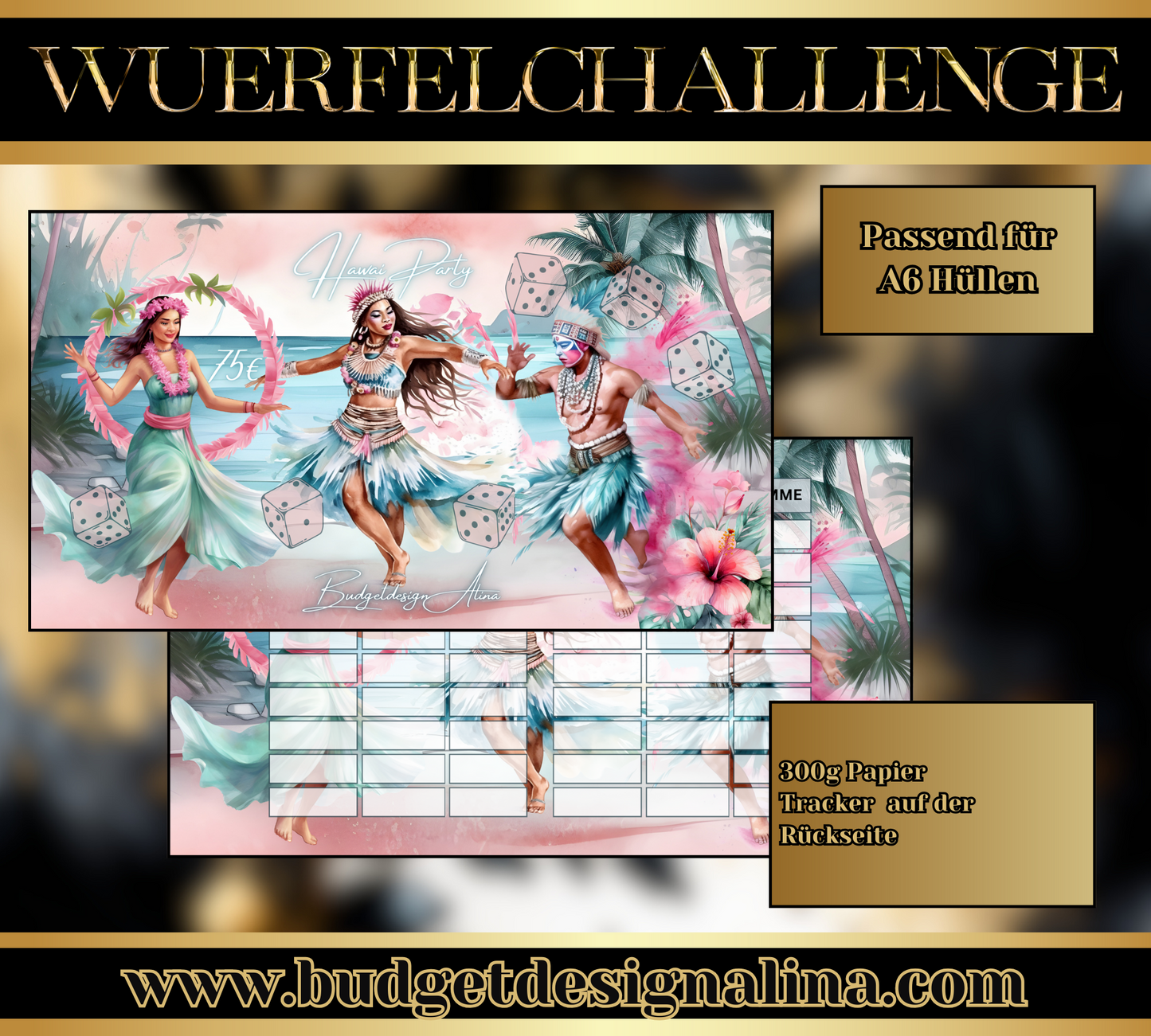 Hawai Party Würfelchallenge