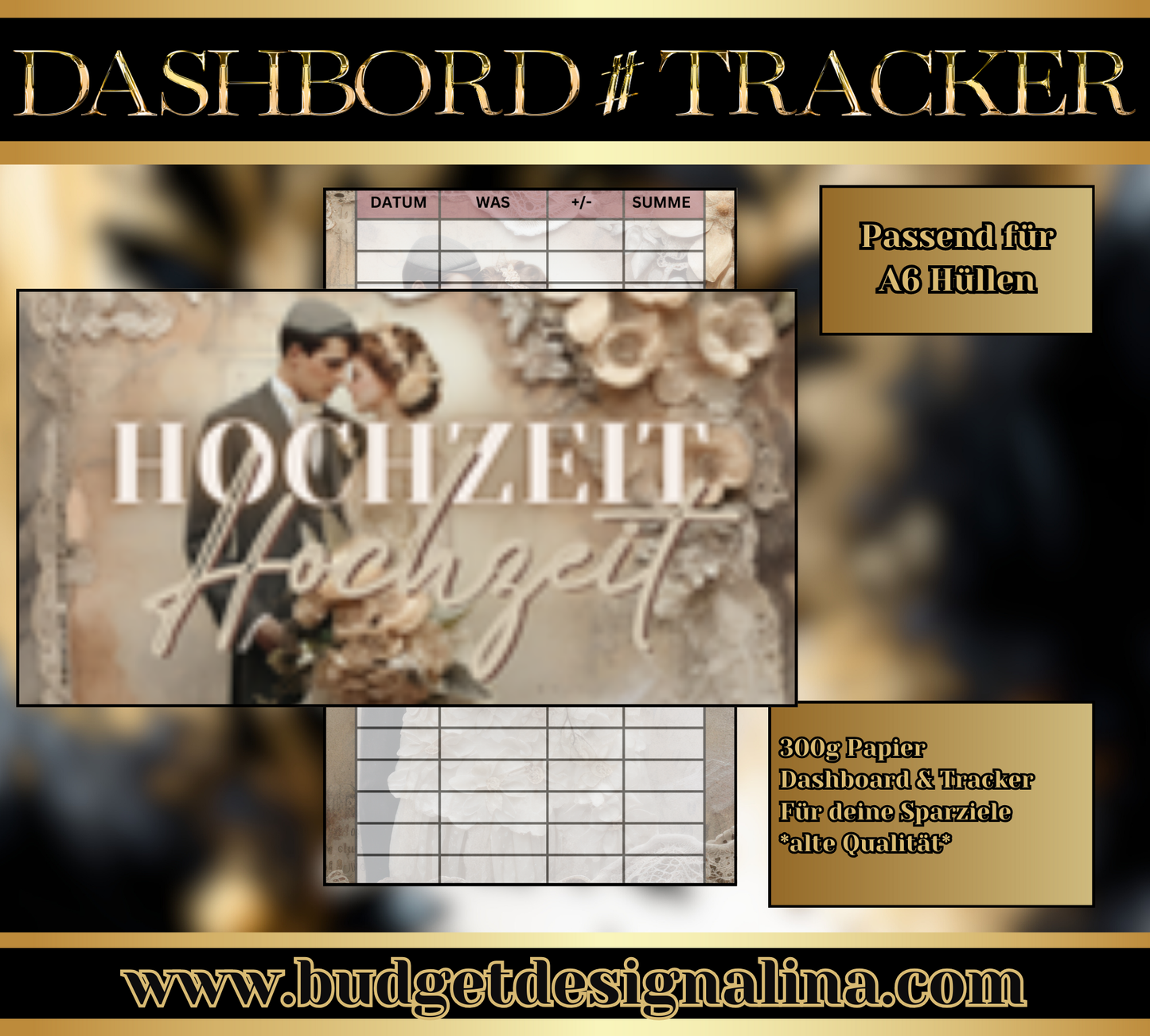 ABVERKAUF Dashboards & Tracker im Set für deine Sparziele