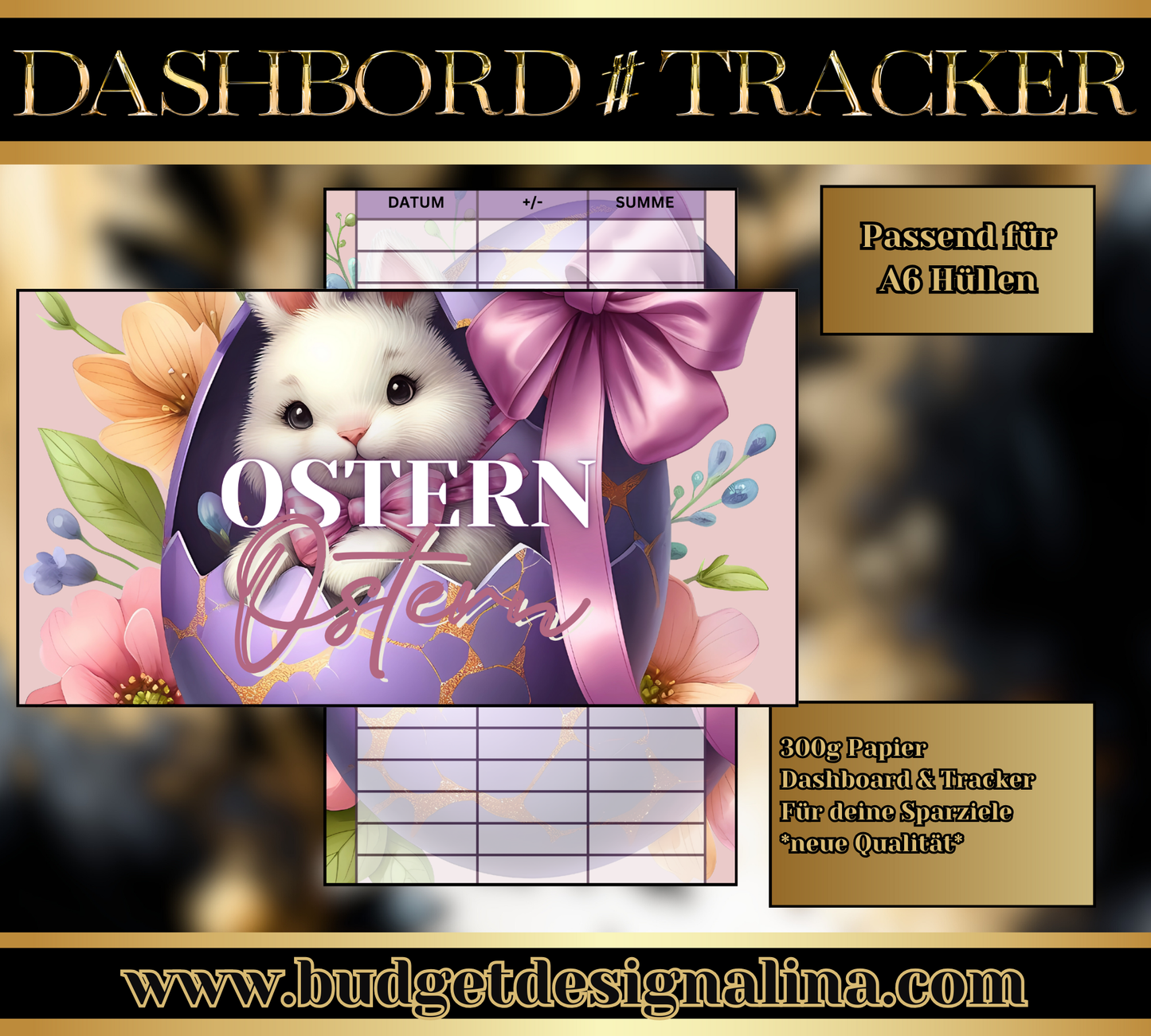 ABVERKAUF Dashboards & Tracker im Set für deine Sparziele