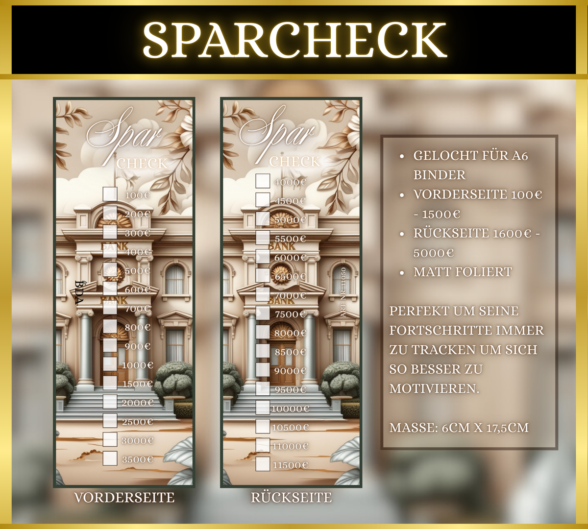Sparcheck - Notgroschen
