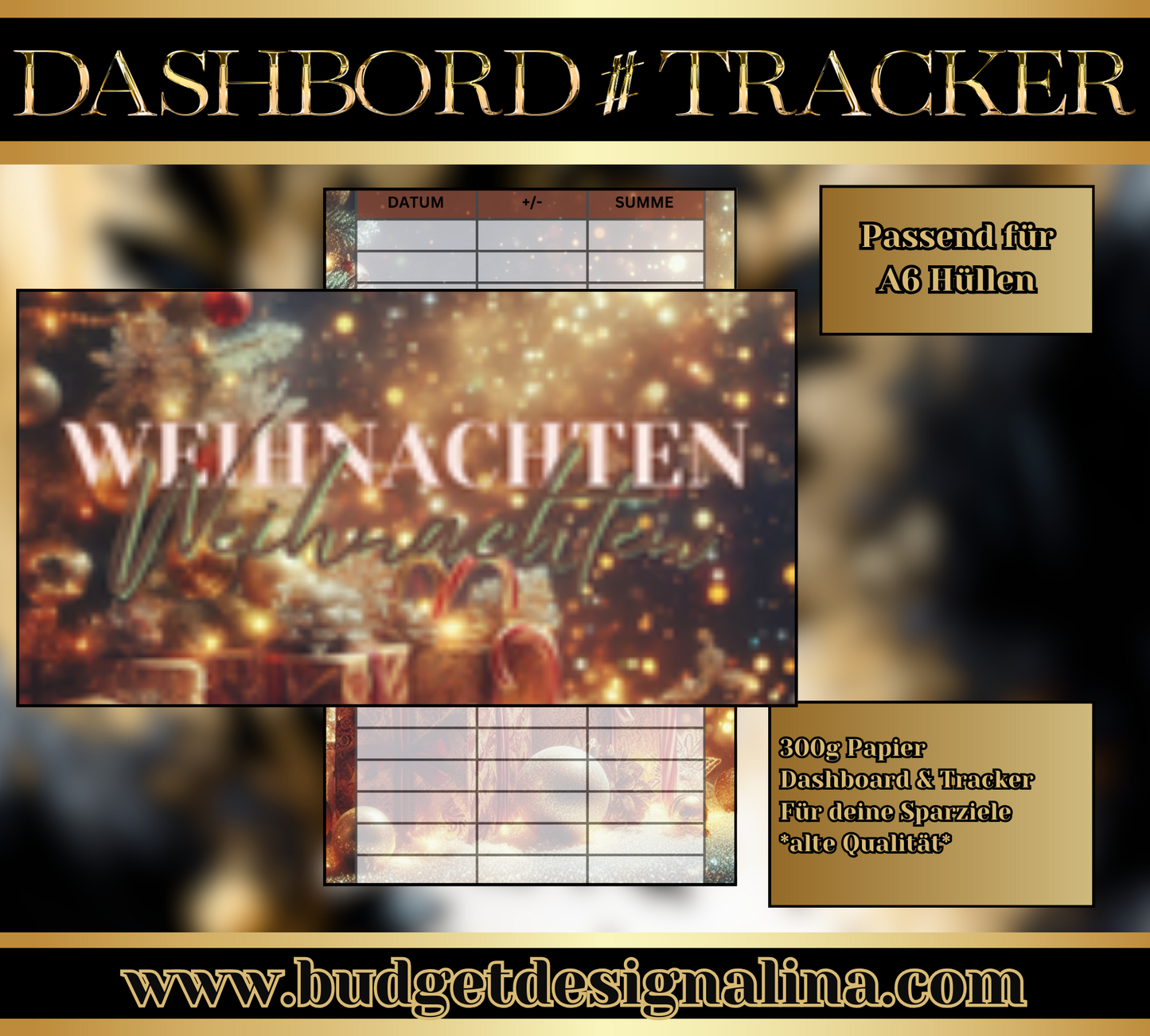 ABVERKAUF Dashboards & Tracker im Set für deine Sparziele