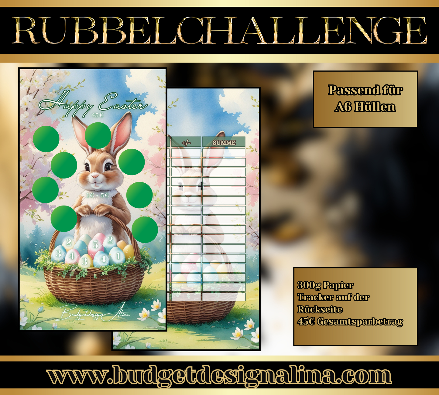 Happy Easter Rubbelchallenge