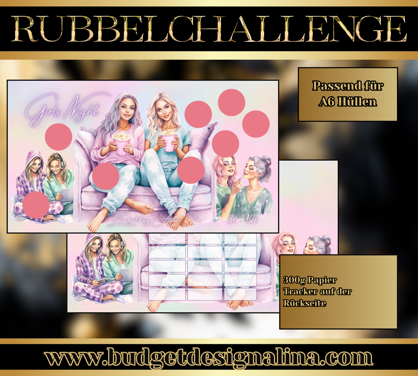 Girls night Rubbelchallenge