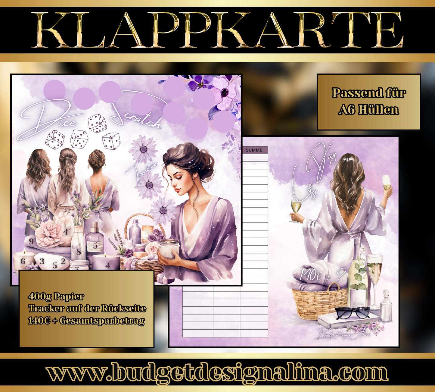 Spa Day 2er Klappkarte