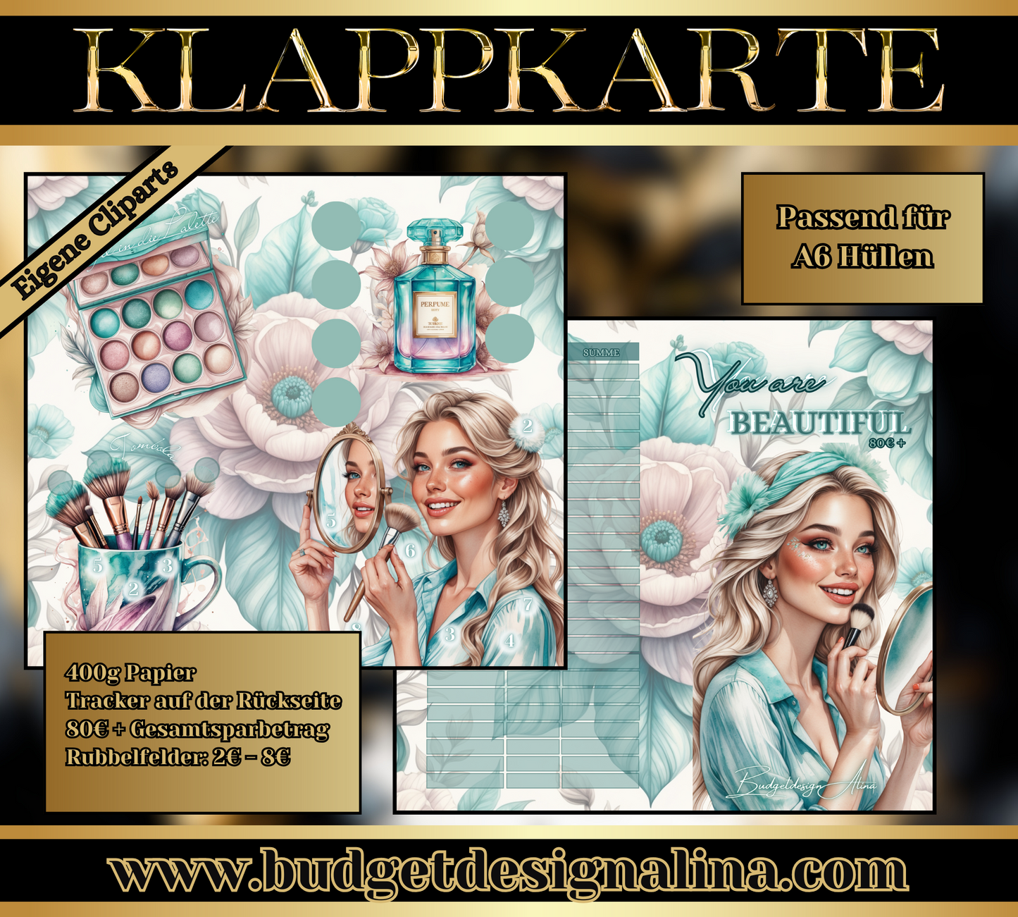 You are beautiful 2er Klappkarte