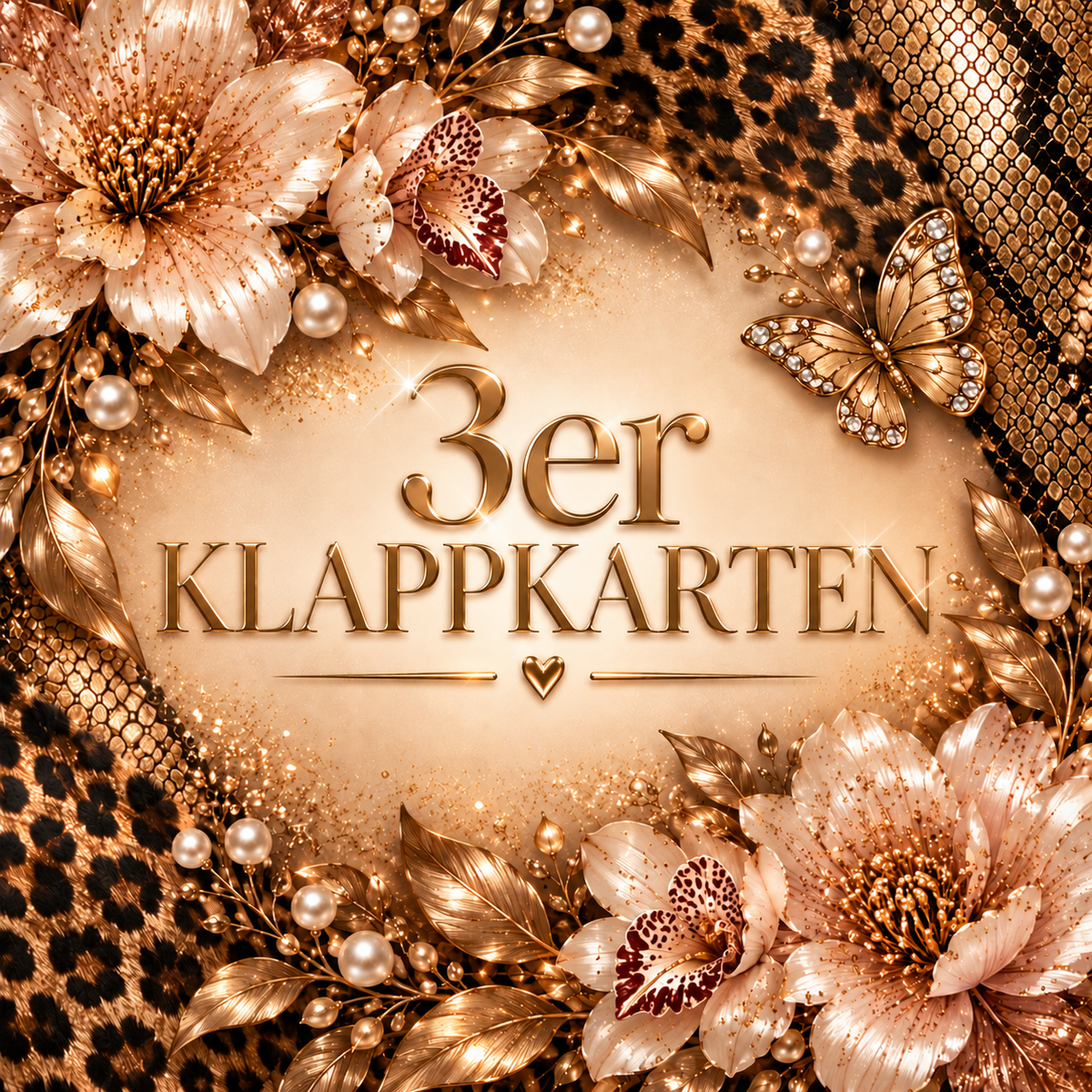 A6 3ER KLAPPKARTEN