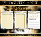 Budgetplaner undatiert, mit oder ohne Binder