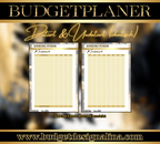 Budgetplaner undatiert, mit oder ohne Binder