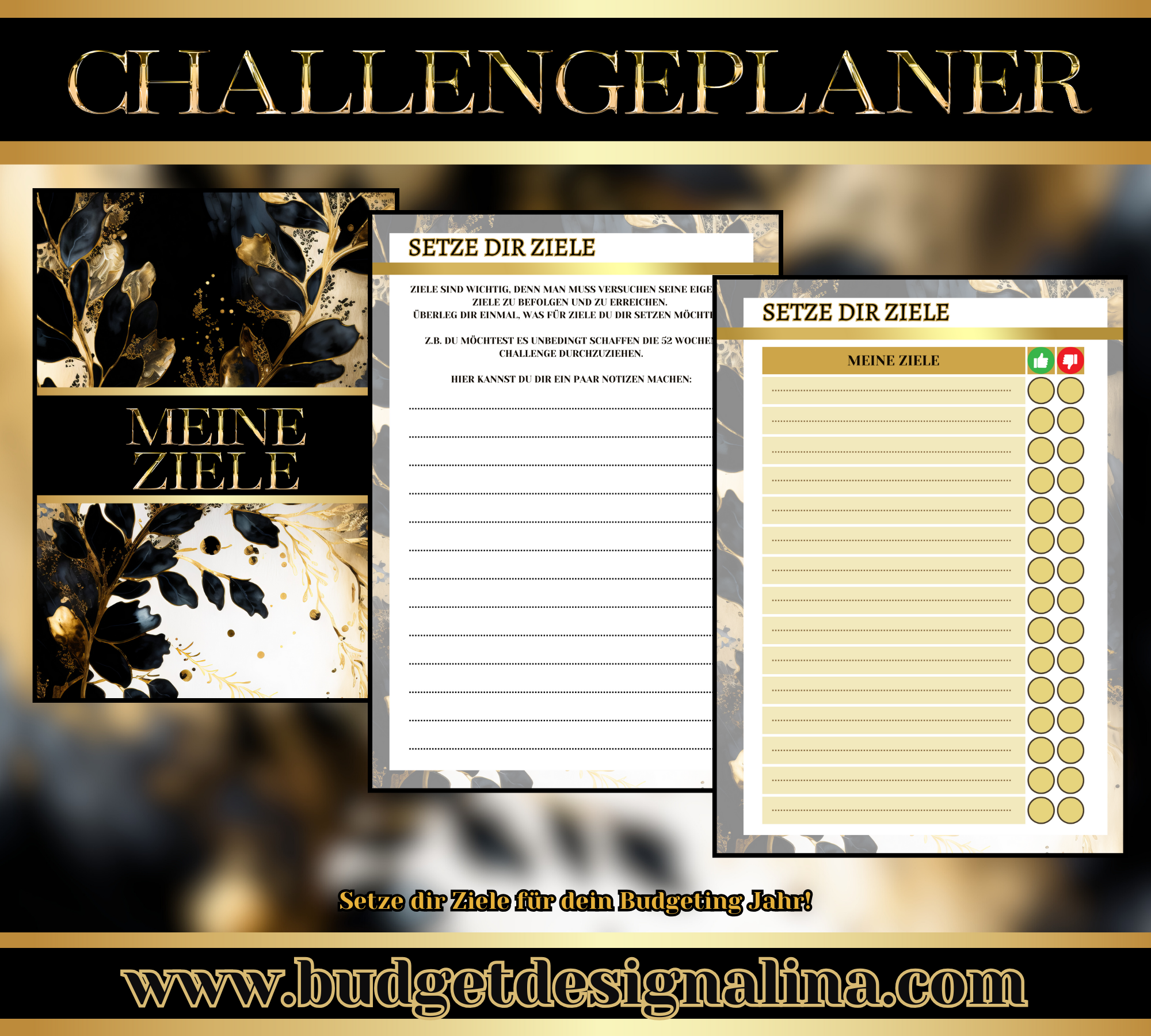 NEUAUFLAGE Challengeplaner als gebundenes Buch