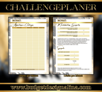 NEUAUFLAGE Challengeplaner als gebundenes Buch