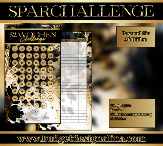 52 Wochen Challenge Gold Sparchallenge