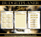 Budgetplaner undatiert, mit oder ohne Binder