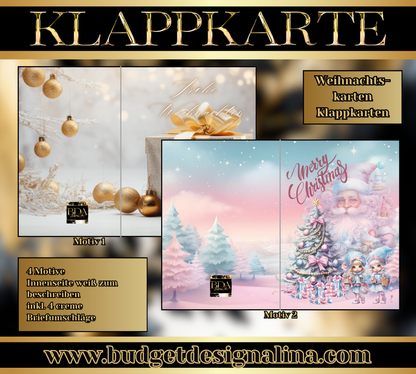 Weihnachtskarten Set