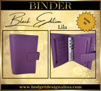 A6 Binder BLACK EDITION (glatte Struktur)