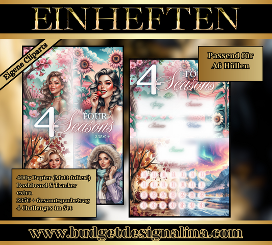 4 Jahreszeiten Set (4 Seasons) zum einheften