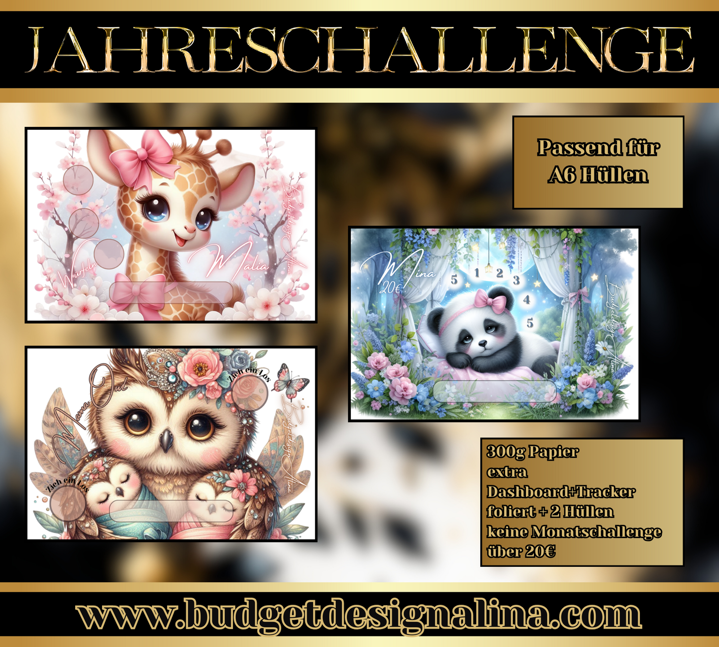 Mini Jahreschallenge Sweet Animals