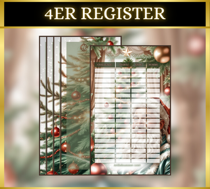 4er Register - Weihnachten
