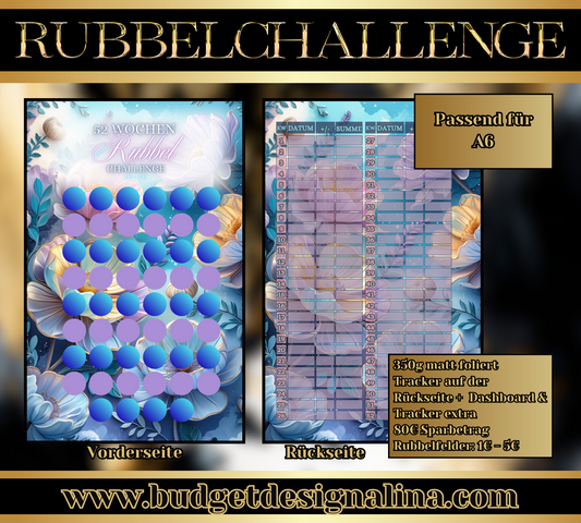 52 Wochen Rubbelchallenge zum einheften