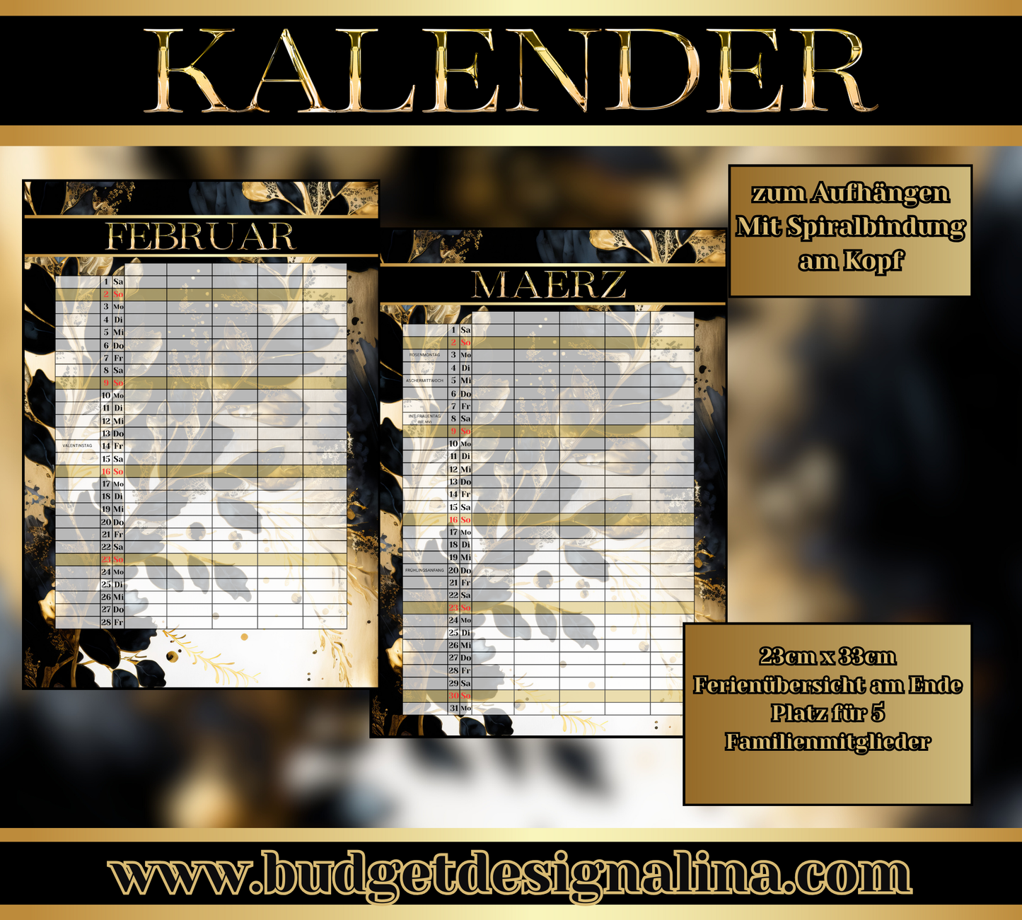 Familienplaner - Kalender 2025