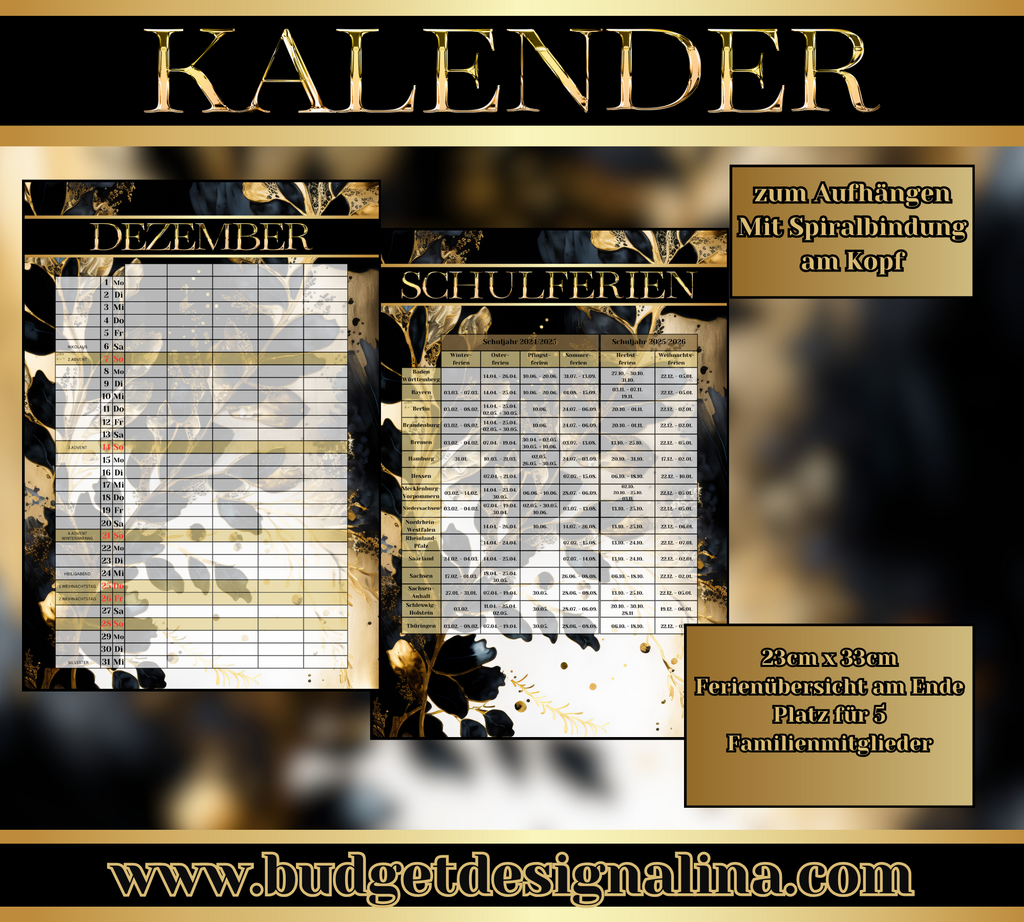 Familienplaner - Kalender 2025