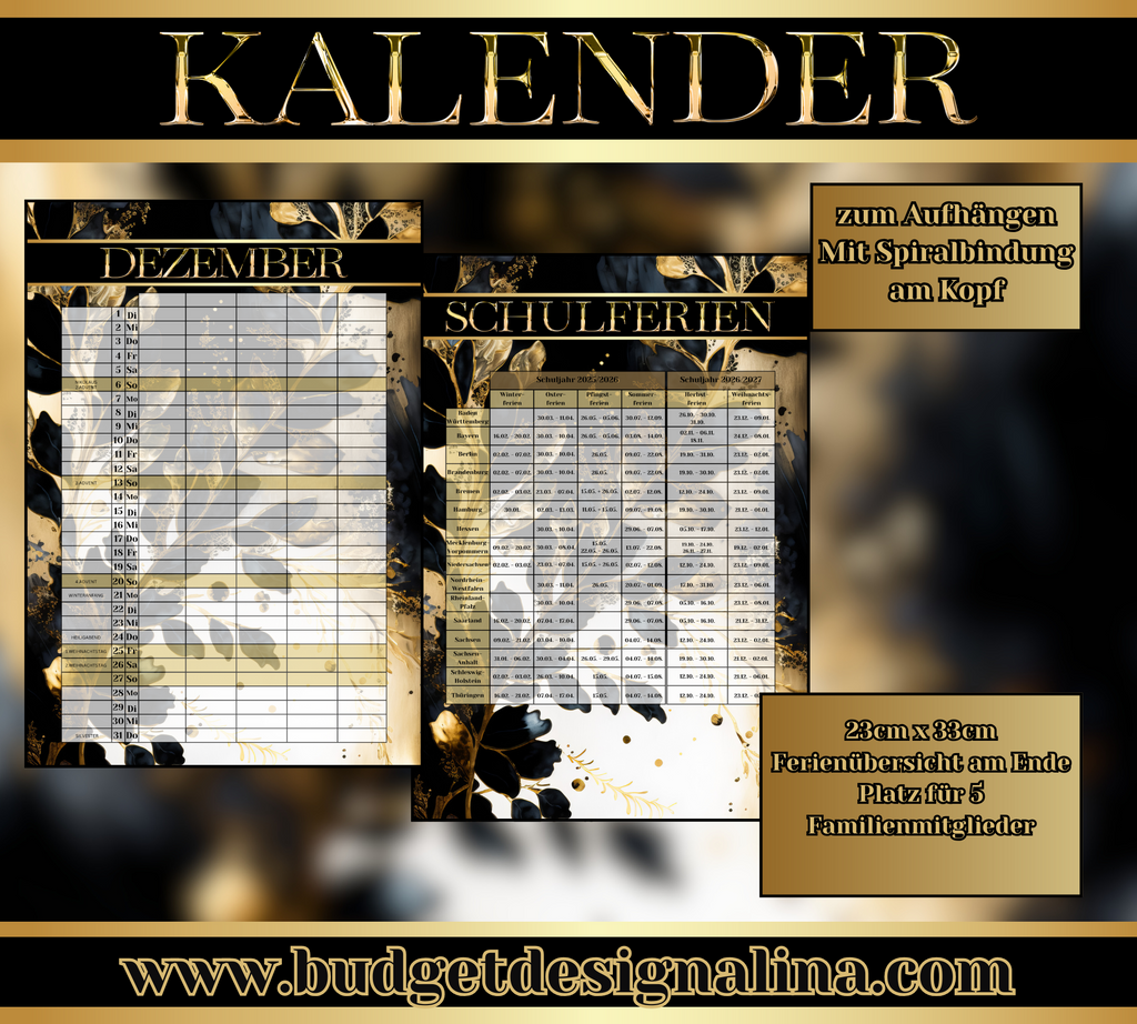 Familienplaner - Kalender 2026
