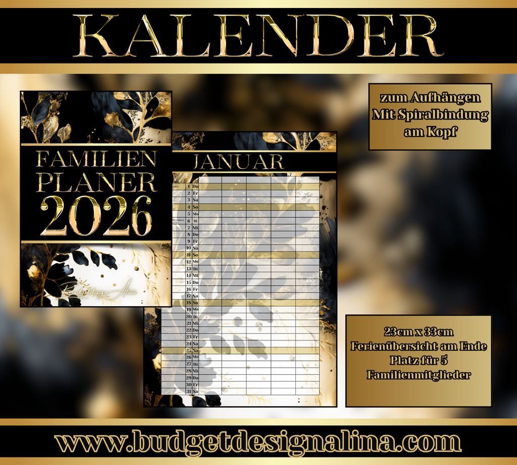 Familienplaner - Kalender 2026