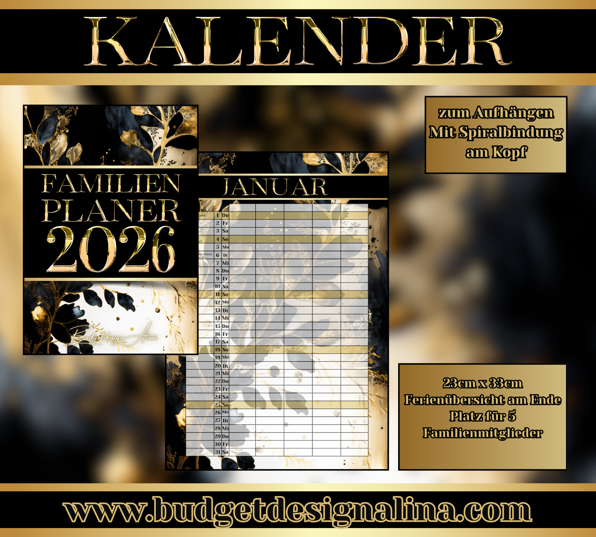 Familienplaner - Kalender 2026