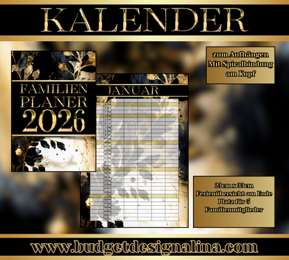 Familienplaner - Kalender 2026