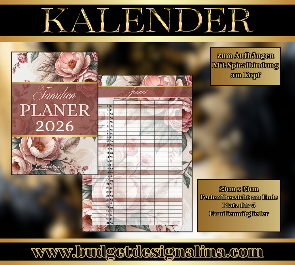 Familienplaner - Kalender 2026