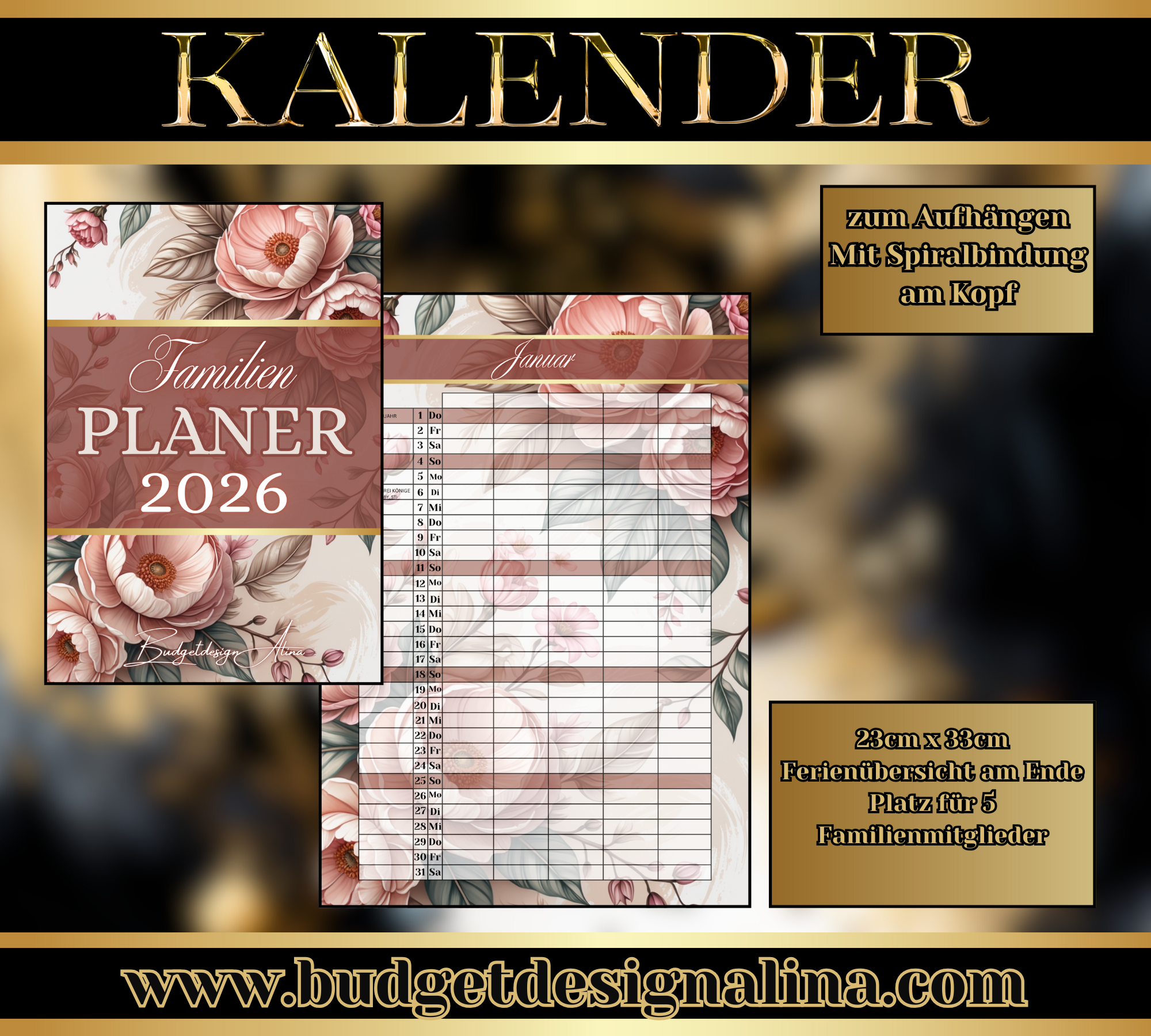 Familienplaner - Kalender 2026