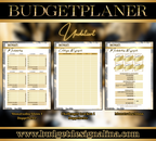 Budgetplaner undatiert, mit oder ohne Binder