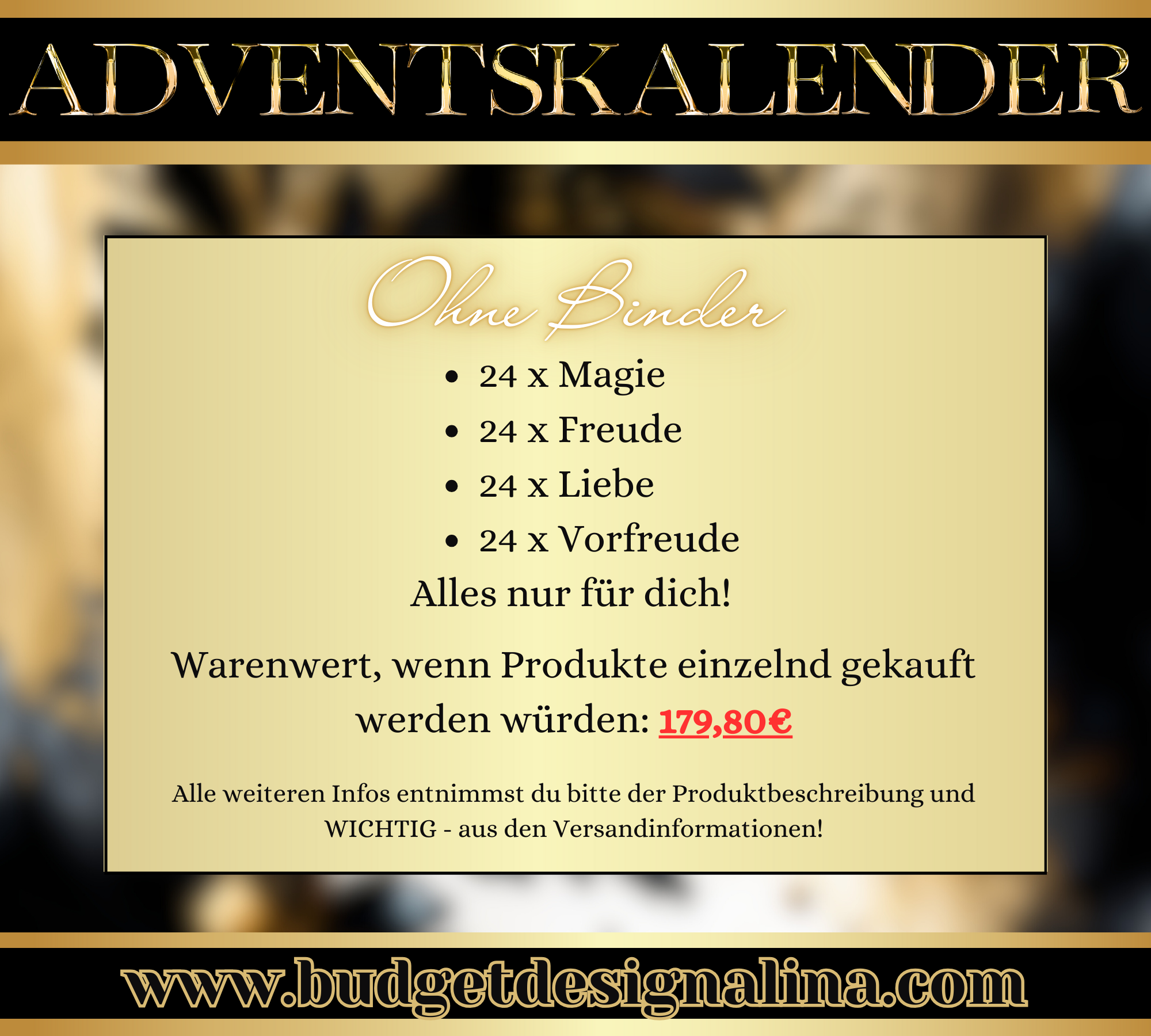 Adventskalender 2025 OHNE Binder