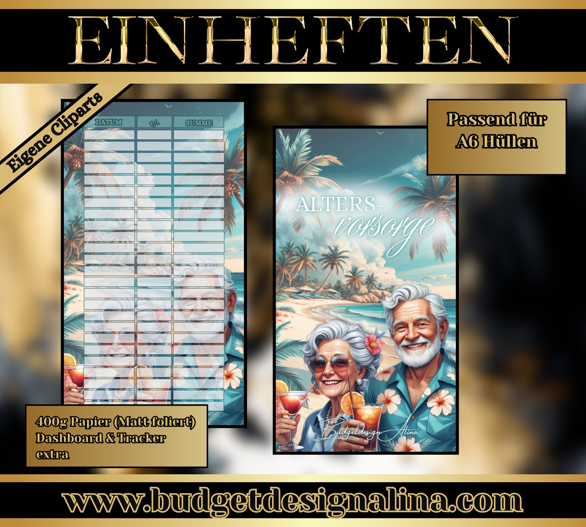 Altersvorsorge - Mini Jahreschallenge/Einheftchallenge