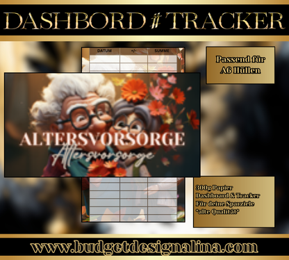 ABVERKAUF Dashboards & Tracker im Set für deine Sparziele