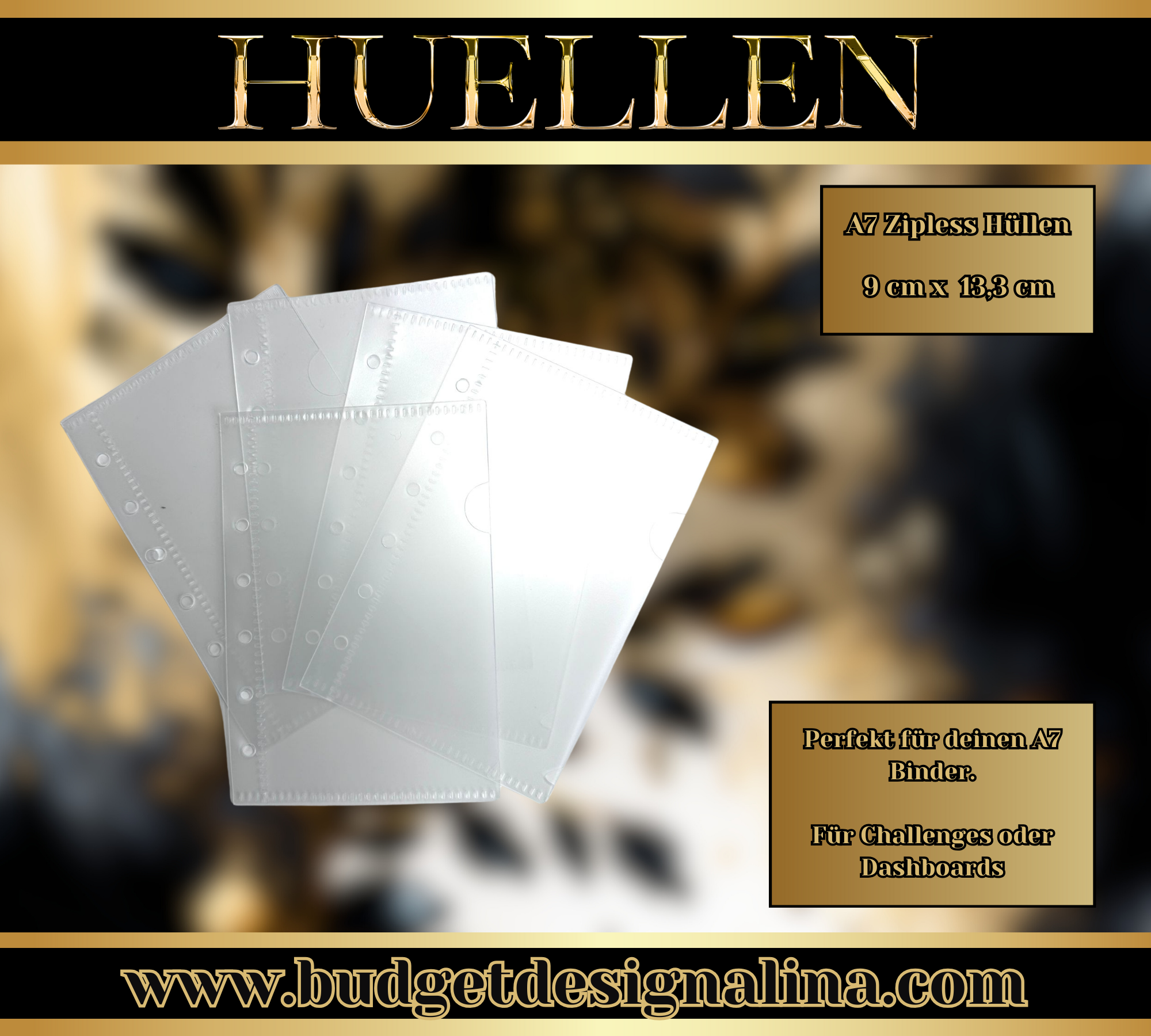 A7 Zipless Hüllen Frosty (5er Set)