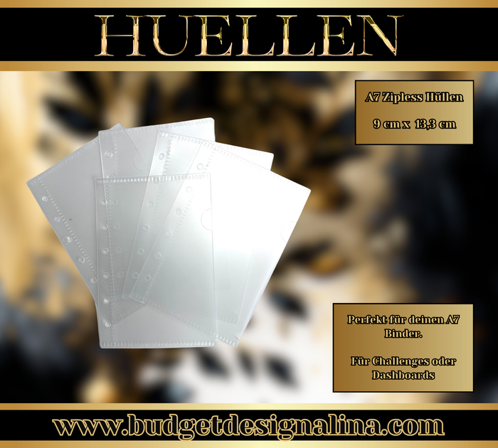 A7 Zipless Hüllen Frosty (5er Set)