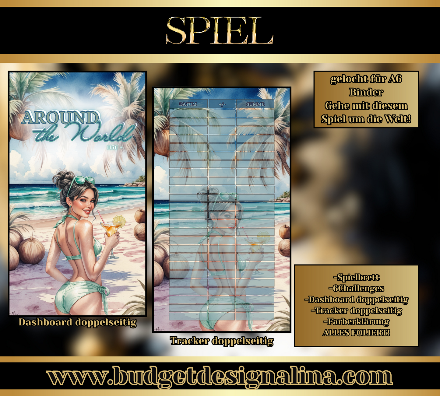 Around the World Sparspiel (komplett foliert)