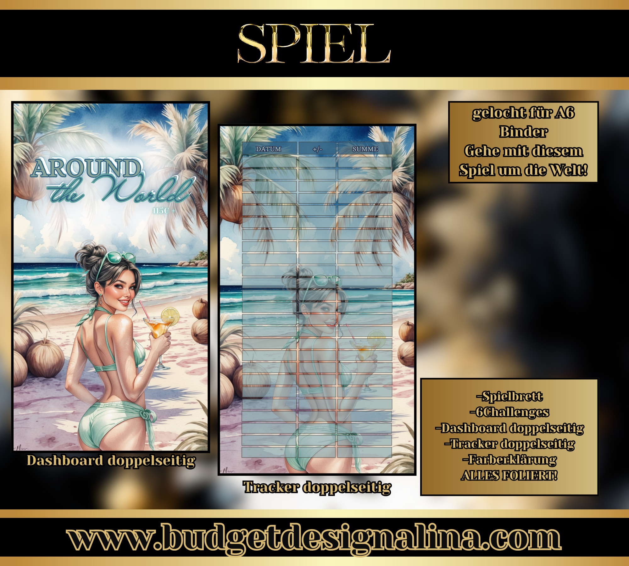Around the World Sparspiel (komplett foliert)
