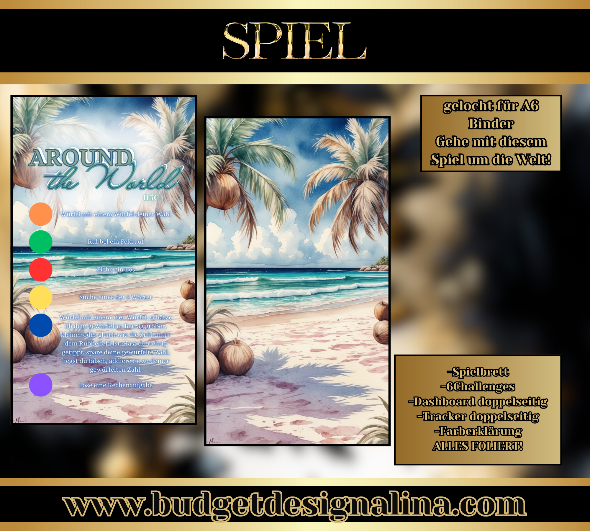 Around the World Sparspiel (komplett foliert)