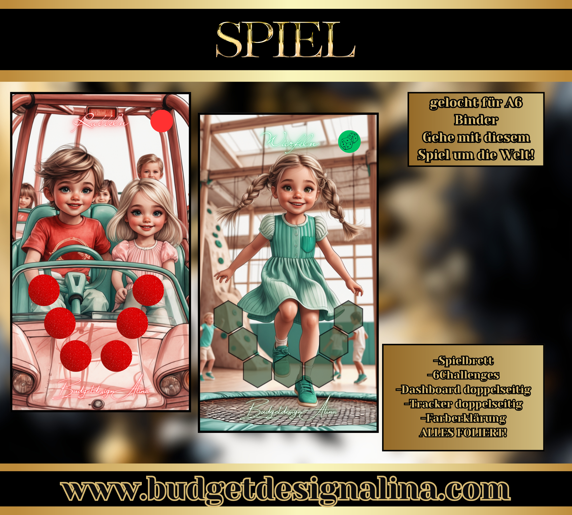 Familienausflüge Sparspiel (komplett foliert)