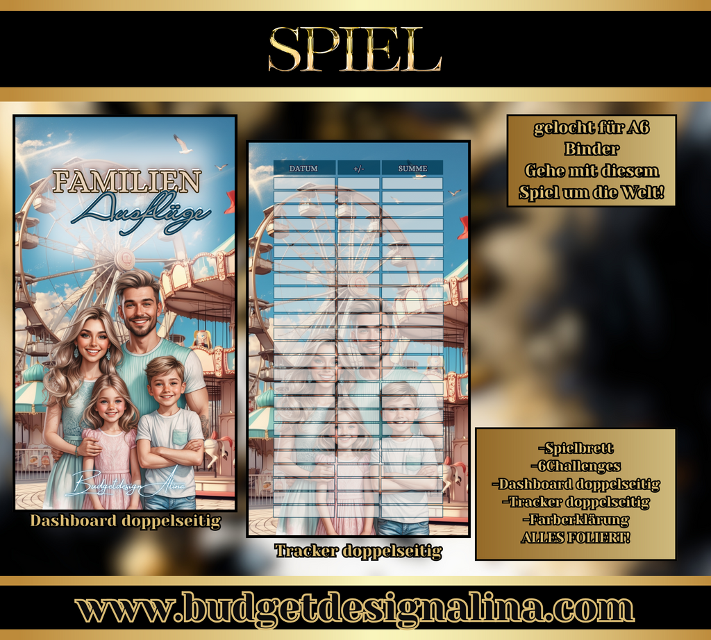 Familienausflüge Sparspiel (komplett foliert)