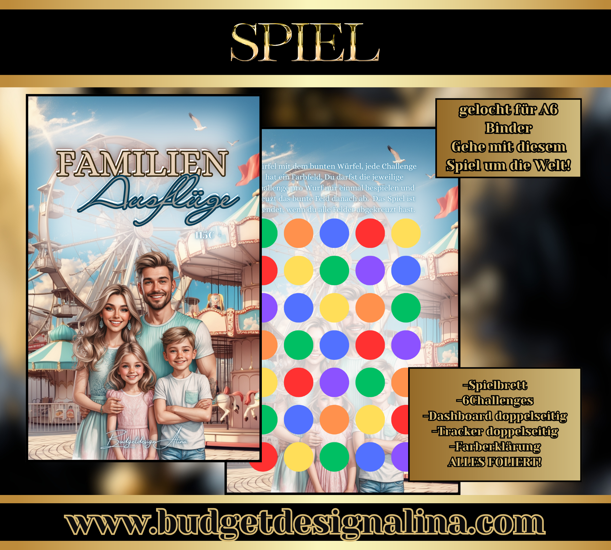 Familienausflüge Sparspiel (komplett foliert)