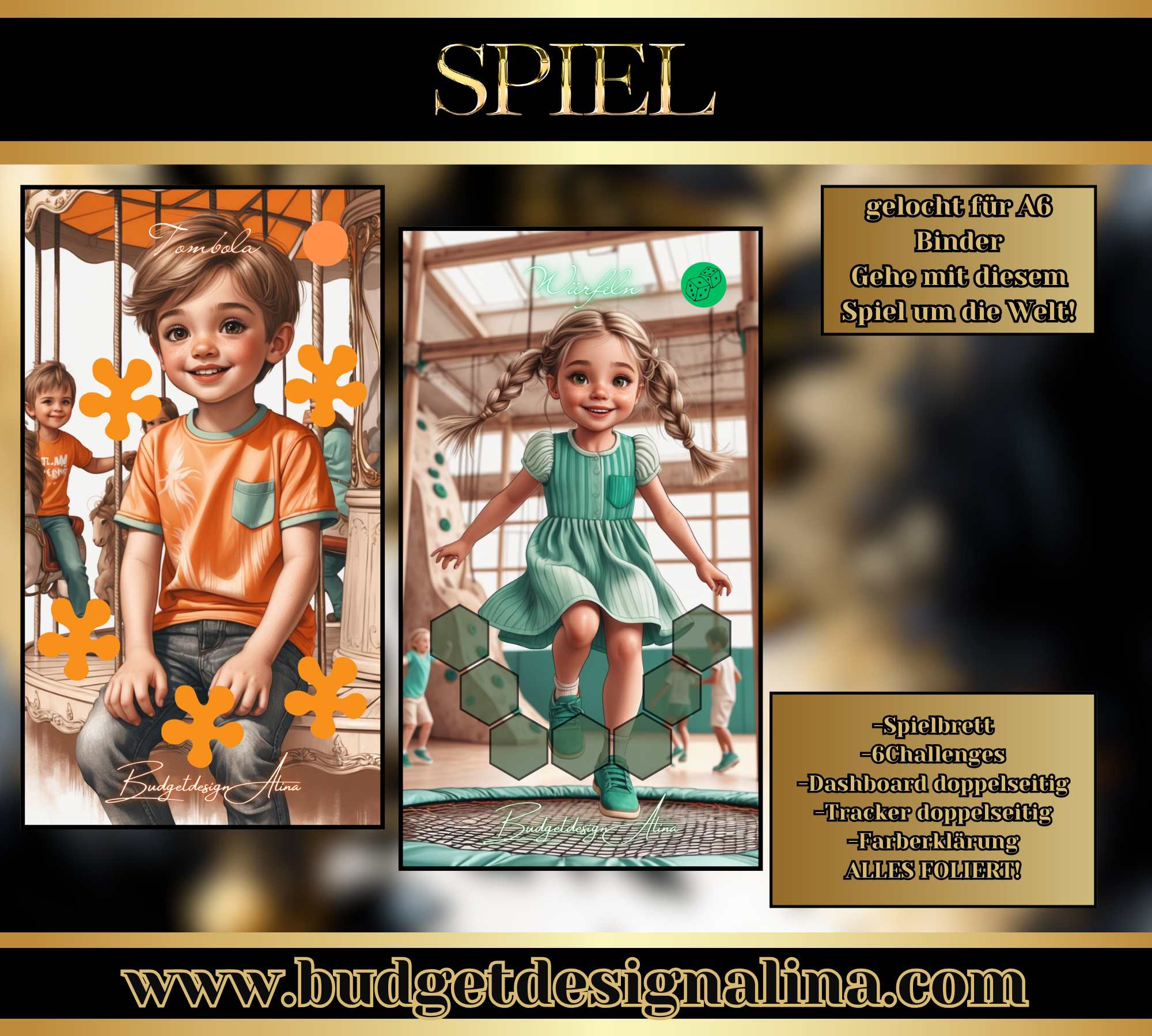 Familienausflüge Sparspiel (komplett foliert)