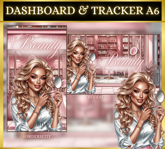 A6 Dashboard & Tracker MATT foliert - Beauty